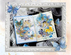 Butterfly sticker framed journal inspiration
