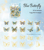 Blue Butterfly sticker set